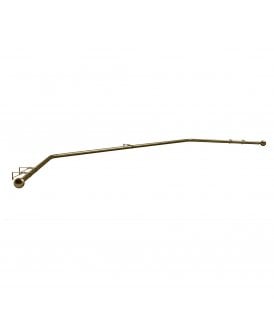 19mm 400cm Ball End Eyelet Bay Pole Set - Antique Brass