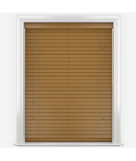 Expressions Autumn Gold Wooden Venetian Blinds With Strings