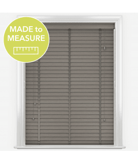 Faux Wood Impressions Ash Grey Venetian Blinds With Tapes