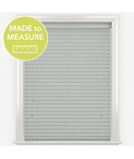 Faux Wood Impressions Pigeon Grey Venetian Blinds With Strings
