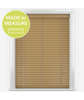 Faux Wood Impressions Spiced Oak Venetian Blinds With Tapes