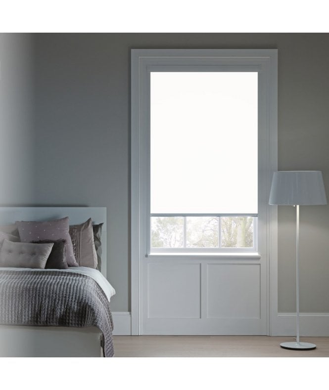BlocOut™ Made to Measure  100% Blackout Blind in Blossom White
