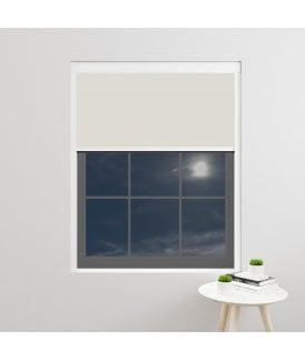 Made to Measure BlocOut™ 100% Blackout Blind in Cotton