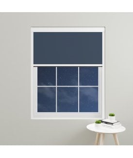 Made to Measure BlocOut™ 100% Blackout Blind in Dark Ocean