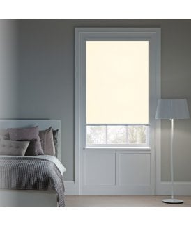 Made to Measure BlocOut™ 100% Blackout Blind in Delicate Cream