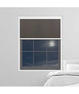 Made to Measure BlocOut™ 100% Blackout Blind in Fossil Grey
