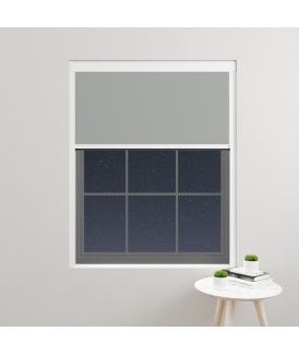 Made to Measure BlocOut™ 100% Blackout Blind in French Grey