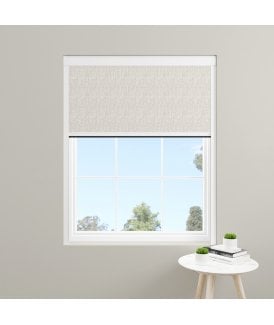 Made to Measure BlocOut™ 100% Blackout Blind in Herringbone Natural