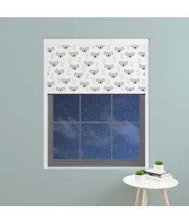 Made to Measure BlocOut™ 100% Blackout Blind in Kute Koala