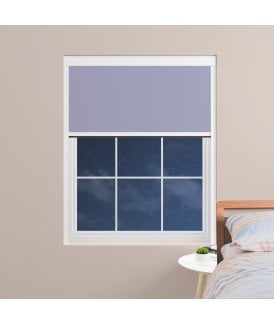 Made to Measure BlocOut™ 100% Blackout Blind in Lavender Mist