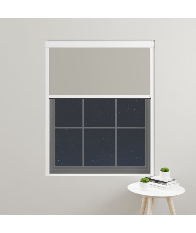 BlocOut™ Made to Measure  100% Blackout Blind in Light Grey
