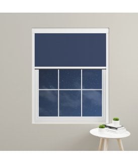 Made to Measure BlocOut™ 100% Blackout Blind in Midnight Blue