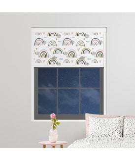 Made to Measure BlocOut™ 100% Blackout Blind in Over the Rainbow