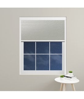 Made to Measure BlocOut™ 100% Blackout Blind in Pearl Beige