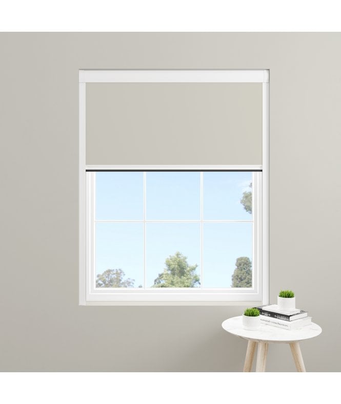 BlocOut™ Made to Measure  100% Blackout Blind in PVC Beige