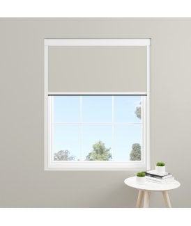 Made to Measure BlocOut™ 100% Blackout Blind in PVC Beige