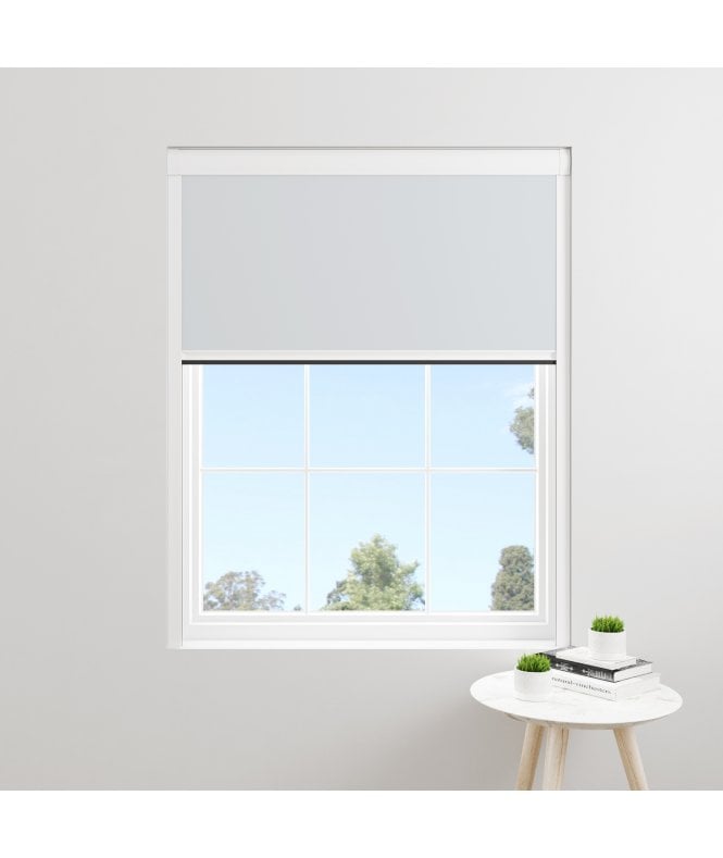 BlocOut™ Made to Measure  100% Blackout Blind in PVC White
