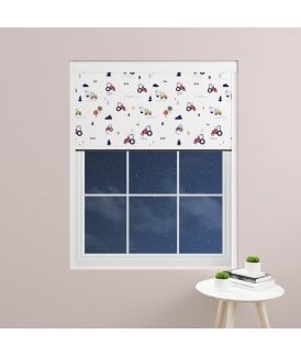 Made to Measure BlocOut™ 100% Blackout Blind in Red Tractor