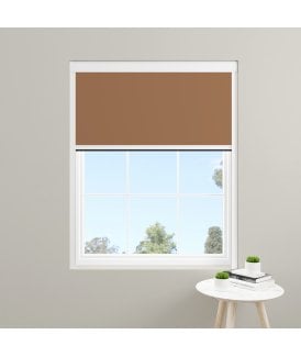 Made to Measure BlocOut™ 100% Blackout Blind in Rust