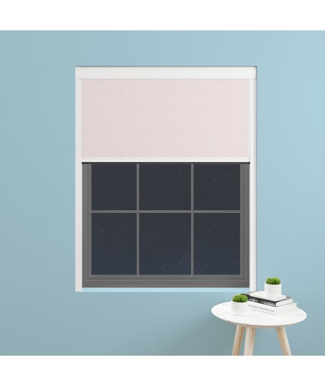 BlocOut™ Made to Measure  100% Blackout Blind in Scattered Spots Pink