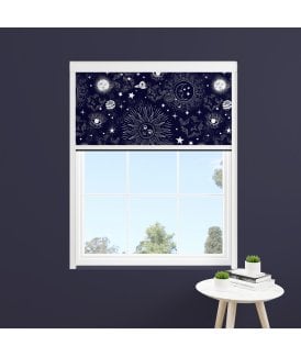 Made to Measure BlocOut™ 100% Blackout Blind in Space Galaxy