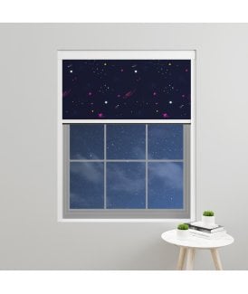 Made to Measure BlocOut™ 100% Blackout Blind in Space Odyssey