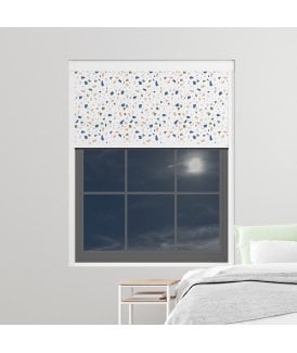 Made to Measure BlocOut™ 100% Blackout Blind in Terrazzo Spring