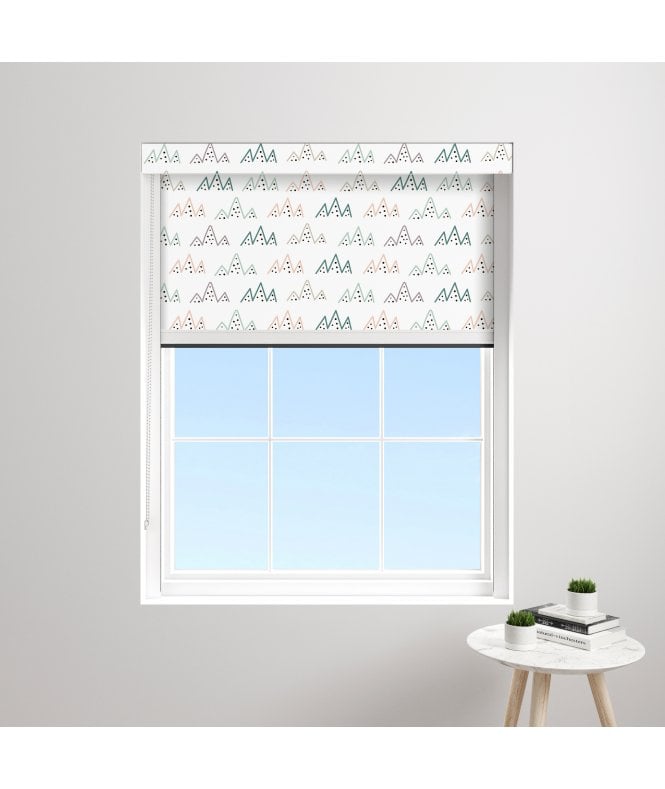 BlocOut™ Made to Measure XL 100% Blackout Blind in Alpine Sketch