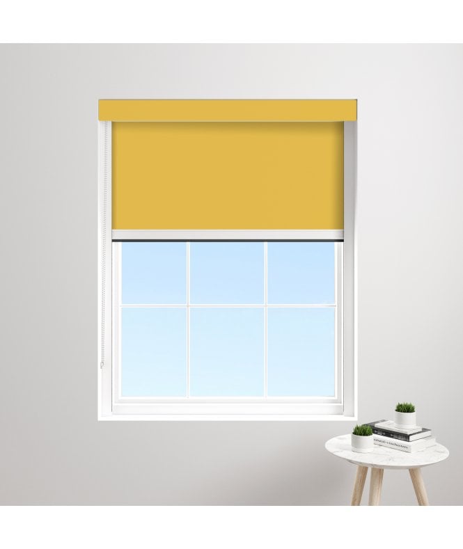 BlocOut™ Made to Measure XL 100% Blackout Blind in Canary