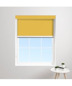 Made to Measure BlocOut™XL 100% Blackout Blind in Canary