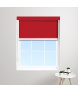 Made to Measure BlocOut™XL 100% Blackout Blind in Classic Red