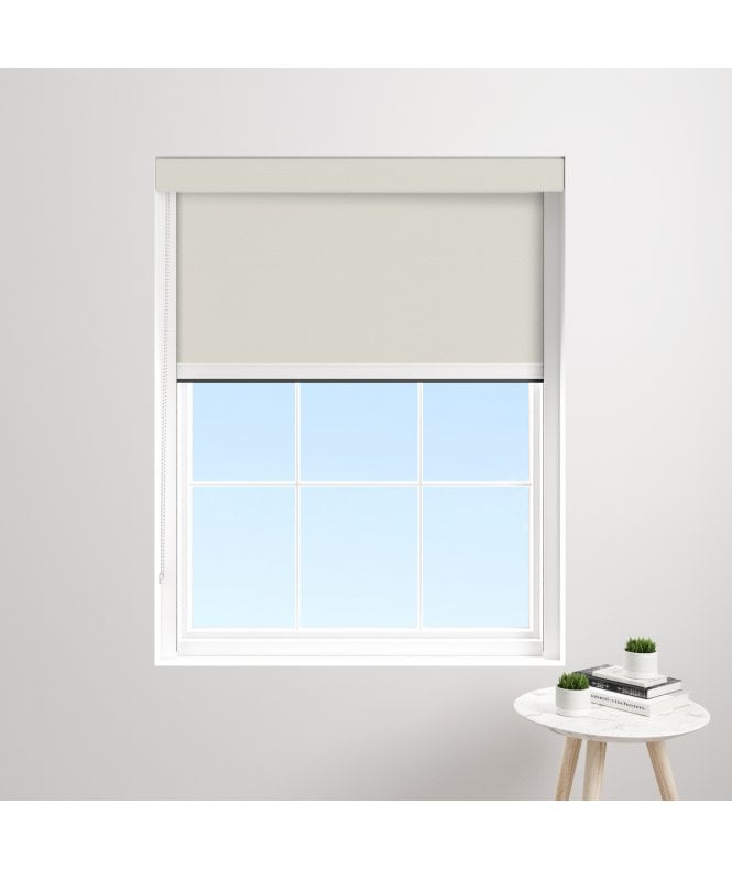 BlocOut™ Made to Measure XL 100% Blackout Blind in Cotton
