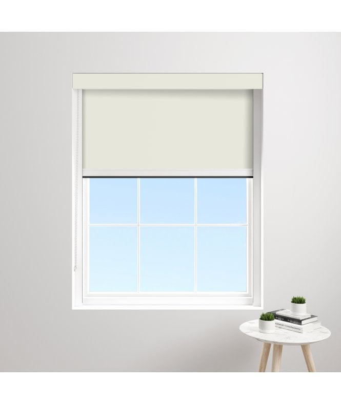 BlocOut™ Made to Measure XL 100% Blackout Blind in Delicate Cream