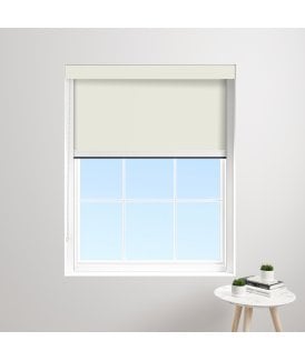 Made to Measure BlocOut™XL 100% Blackout Blind in Delicate Cream