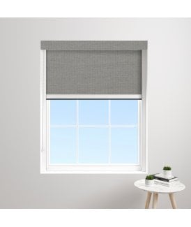 Made to Measure BlocOut™XL 100% Blackout Blind in Fog Grey