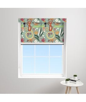Made to Measure BlocOut™XL 100% Blackout Blind in Jungle Friends