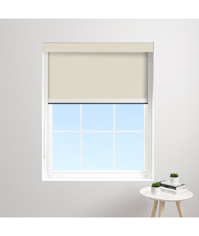 BlocOut™ Made to Measure XL 100% Blackout Blind in Latte