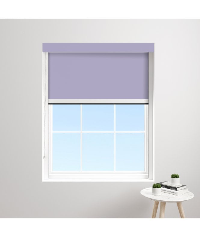 BlocOut™ Made to Measure XL 100% Blackout Blind in Lavender Mist