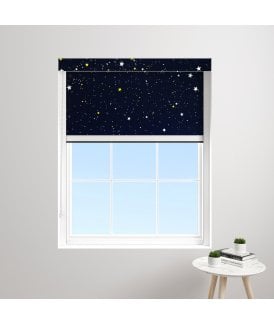 Made to Measure BlocOut™XL 100% Blackout Blind in Night Sky