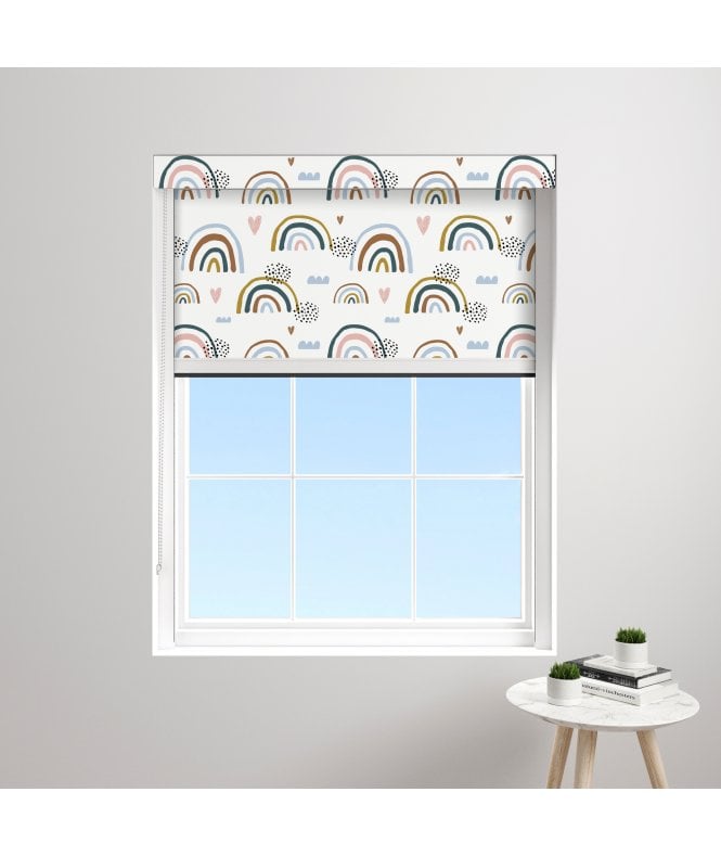 BlocOut™ Made to Measure XL 100% Blackout Blind in Over The Rainbow