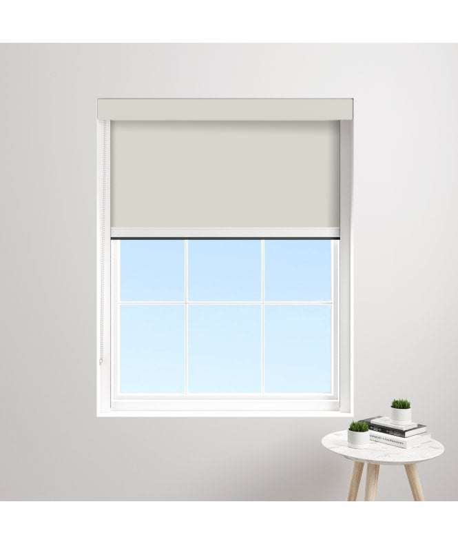 BlocOut™ Made to Measure XL 100% Blackout Blind in PVC Beige