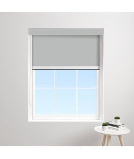 Made to Measure BlocOut™XL 100% Blackout Blind in PVC Grey