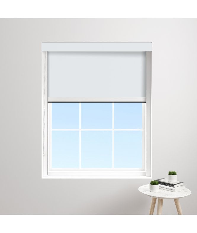 BlocOut™ Made to Measure XL 100% Blackout Blind in PVC White