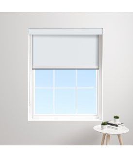 Made to Measure BlocOut™XL 100% Blackout Blind in PVC White