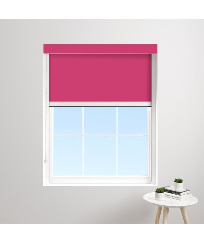 BlocOut™ Made to Measure XL 100% Blackout Blind in Raspberry
