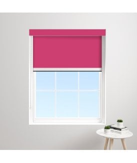 Made to Measure BlocOut™XL 100% Blackout Blind in Raspberry
