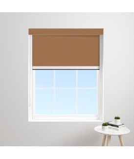 Made to Measure BlocOut™XL 100% Blackout Blind in Rust