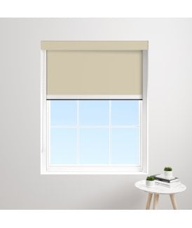 Made to Measure BlocOut™XL 100% Blackout Blind in Sandstone