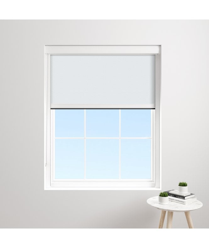 BlocOut™ Made to Measure XL 100% Blackout Blind in Snowdrop