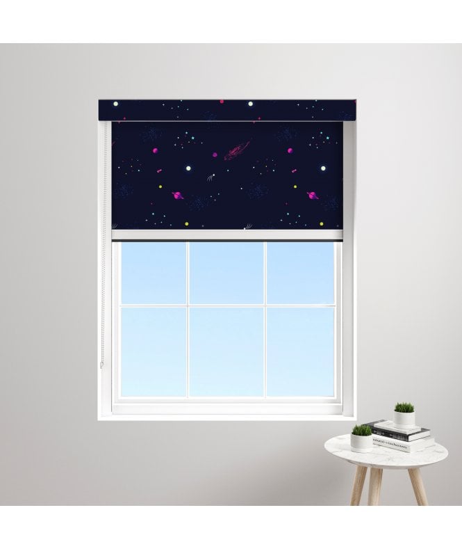 BlocOut™ Made to Measure XL 100% Blackout Blind in Space Odyssey